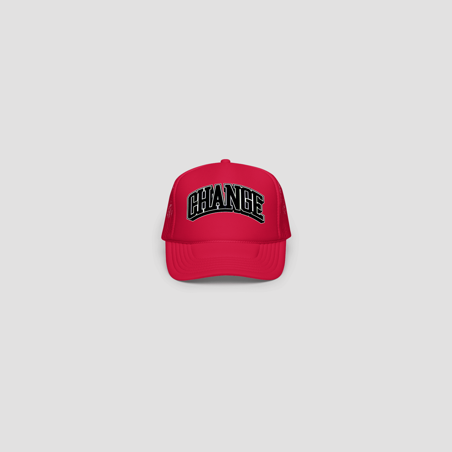 CHANGE FOAM TRUCKER HAT - RED