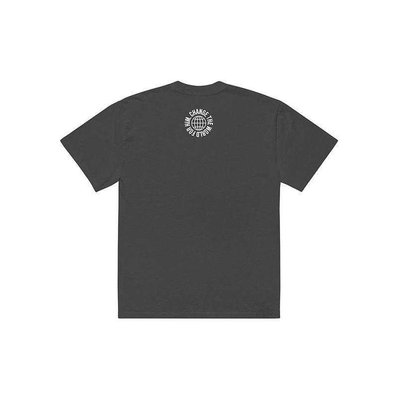 ONE MAN DIED FOR EVERYONE OVERSIZED TEE - FADED BLACK