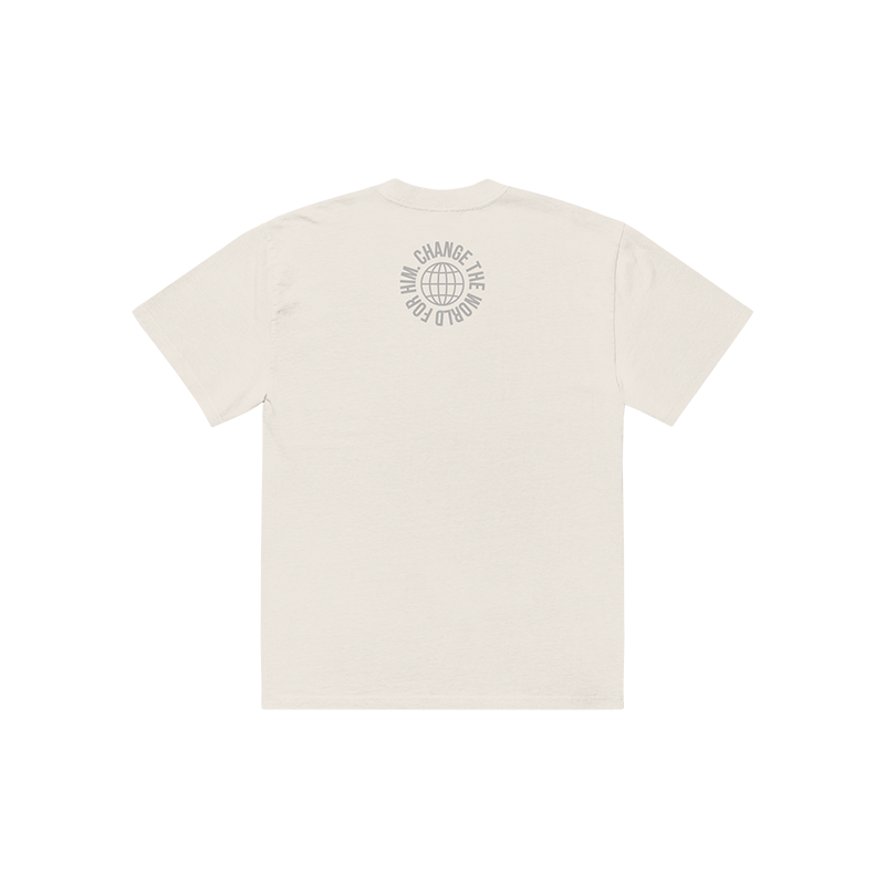ONE MAN DIED FOR EVERYONE OVERSIZED TEE - FADED BONE