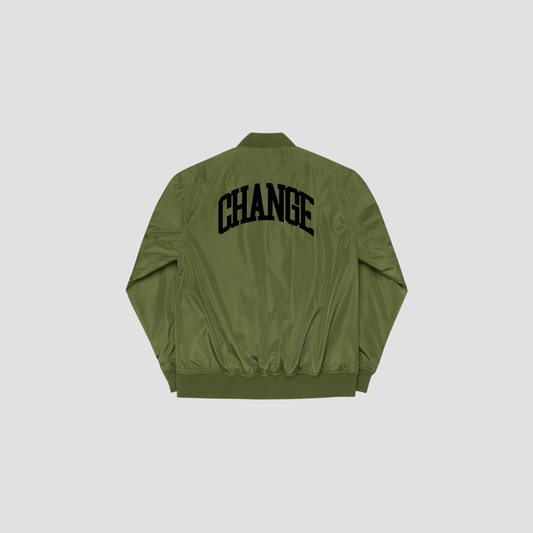 CHANGE BOMBER - OLIVE