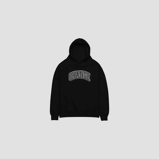 CHANGE OVERSIZED HOODIE - BLACK