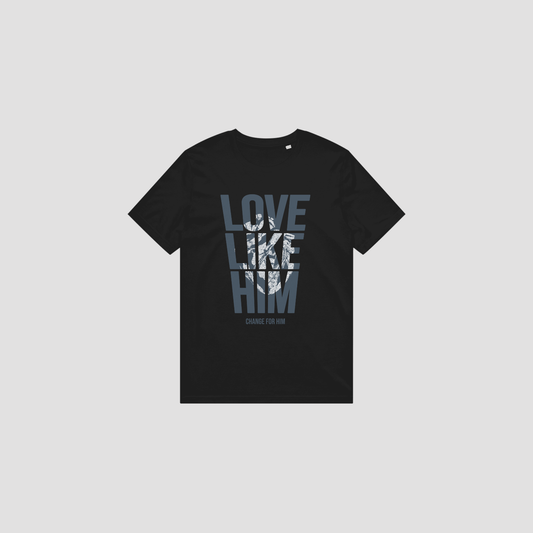 LOVE LIKE HIM TEE - BLACKOUT
